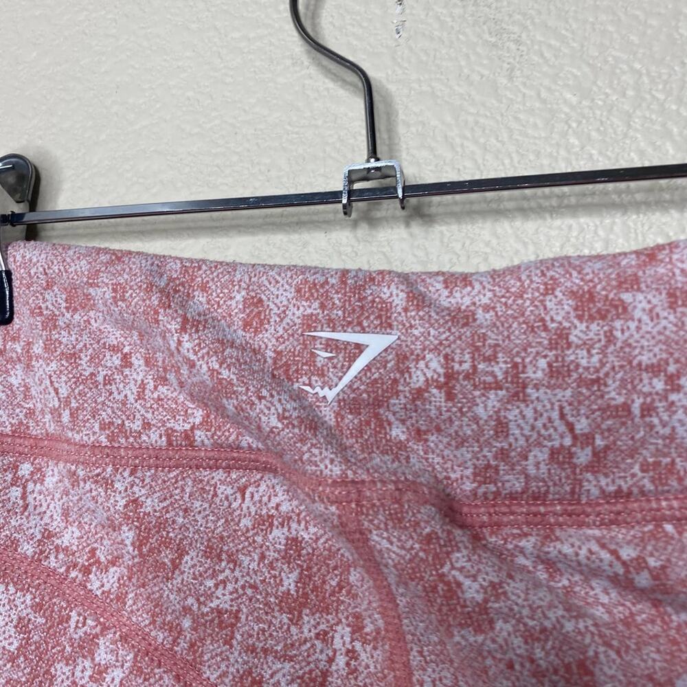 Gymshark Fleur Moroccan Brick Marl Texture Leggings With Side Pocket Sz M - Picture 7 of 9